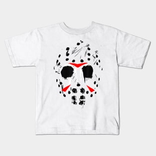 Jason Hockey Mask Halloween Shirt Friday 13th The Thirteen Kids T-Shirt